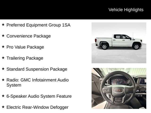 Certified 2025 GMC Sierra 1500 Pro w/ Pro Value Package image 16