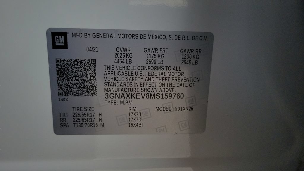 Used 2021 Chevrolet Equinox LT FWD image 24