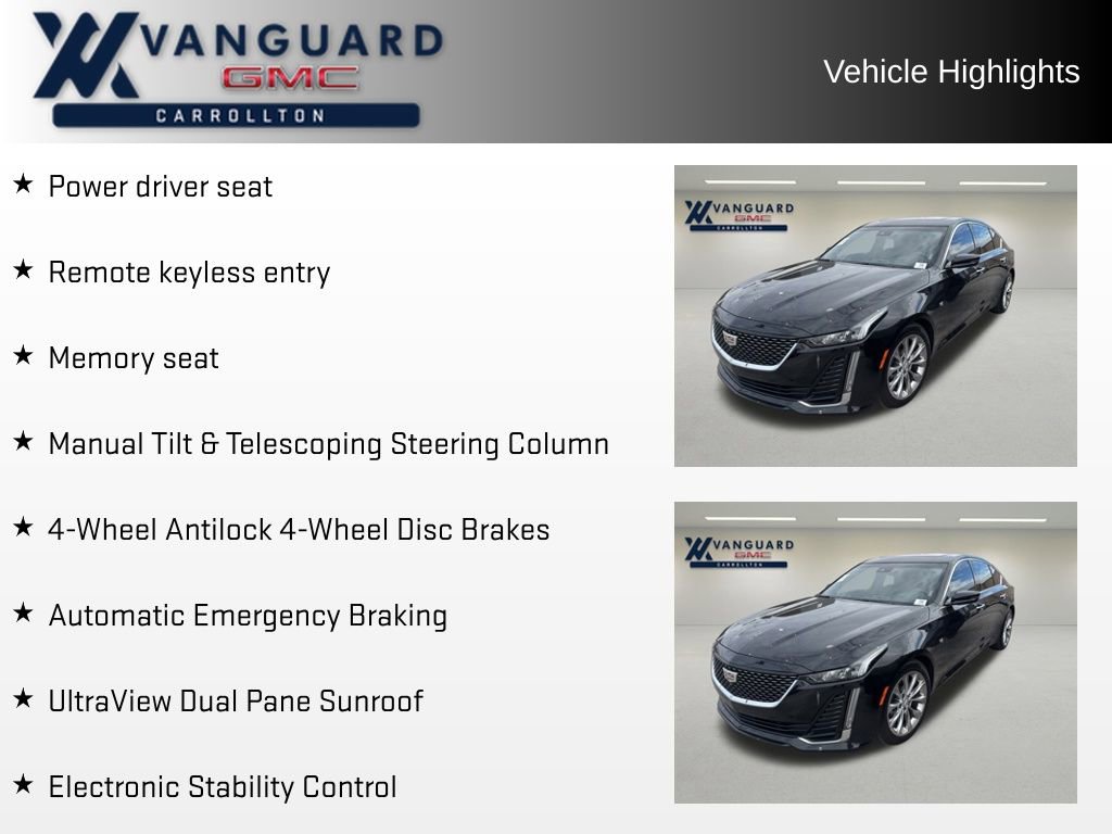 Used 2021 Cadillac CT5 Premium Luxury w/ Lighting Package image 12