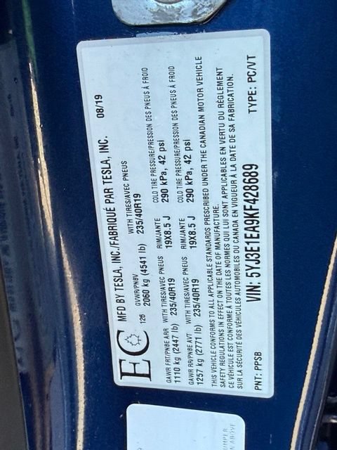 Used 2019 Tesla Model 3 Standard Range Plus RWD image 38