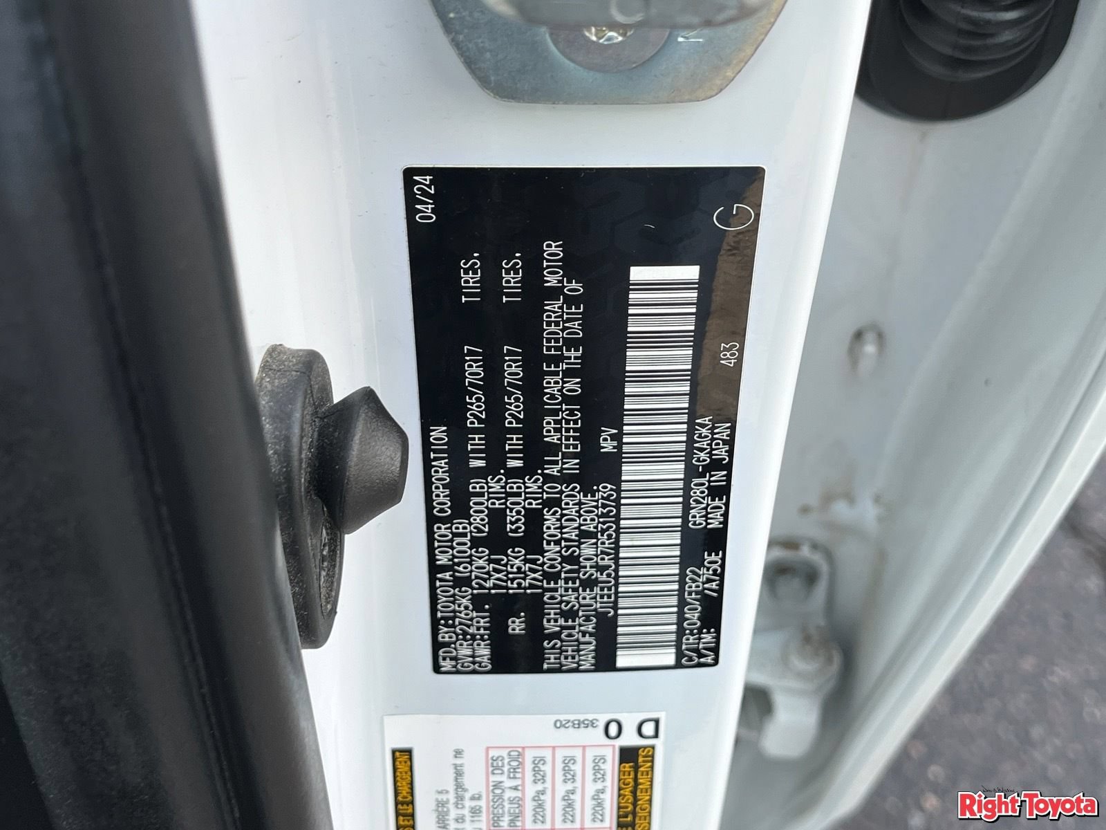 Certified 2024 Toyota 4Runner SR5 RWD image 33