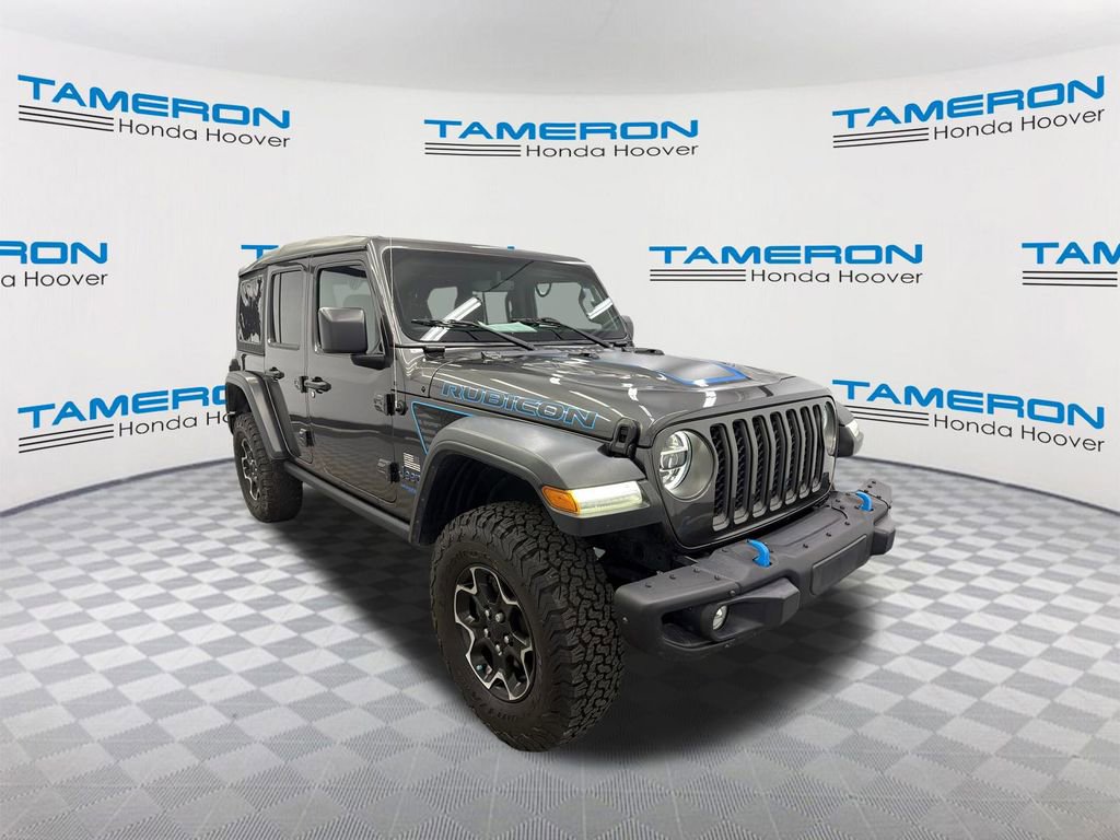 Used 2021 Jeep Wrangler Unlimited Rubicon 4xe w/ Steel Bumper Group image 7