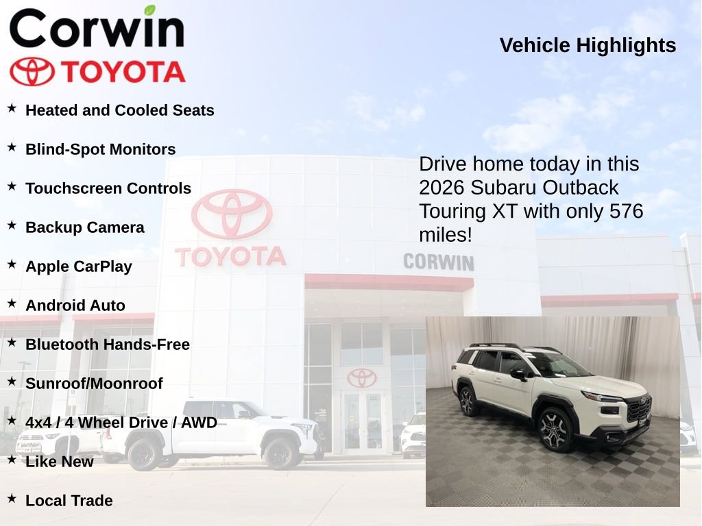 Used 2026 Subaru Outback Touring XT AWD/4WD image 7