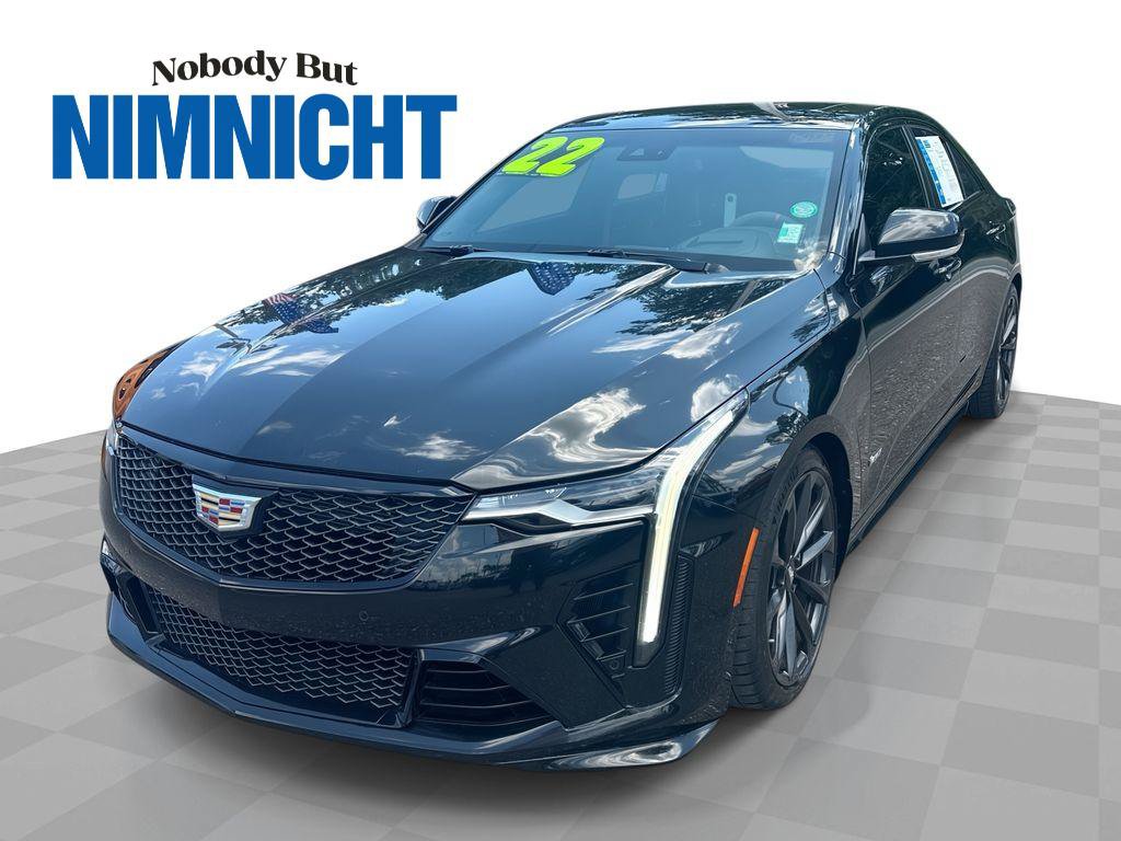 Used 2022 Cadillac CT4 V Blackwing w/ Technology Package RWD video 1