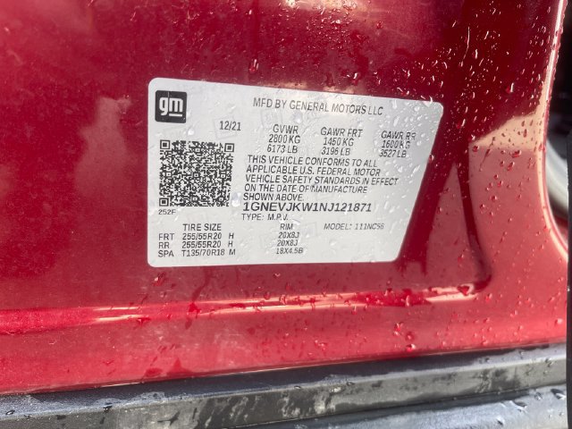 Used 2022 Chevrolet Traverse RS AWD/4WD image 26