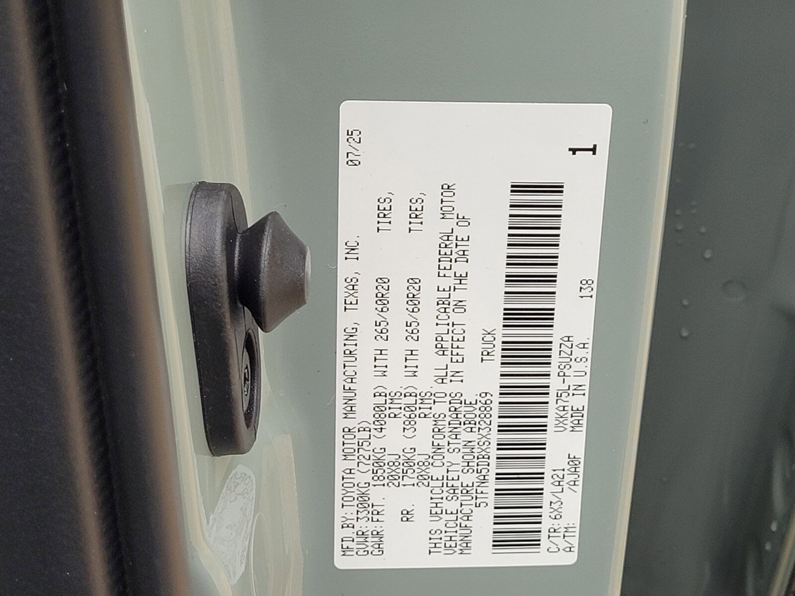 New 2025 Toyota Tundra Platinum image 12