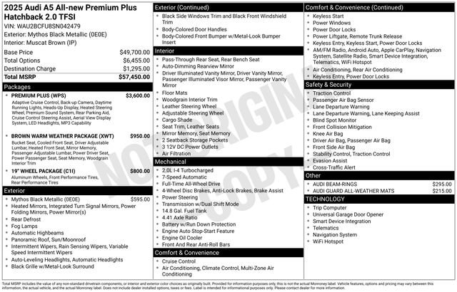 Certified 2025 Audi A5 2.0T Premium Plus w/ Premium Plus image 2