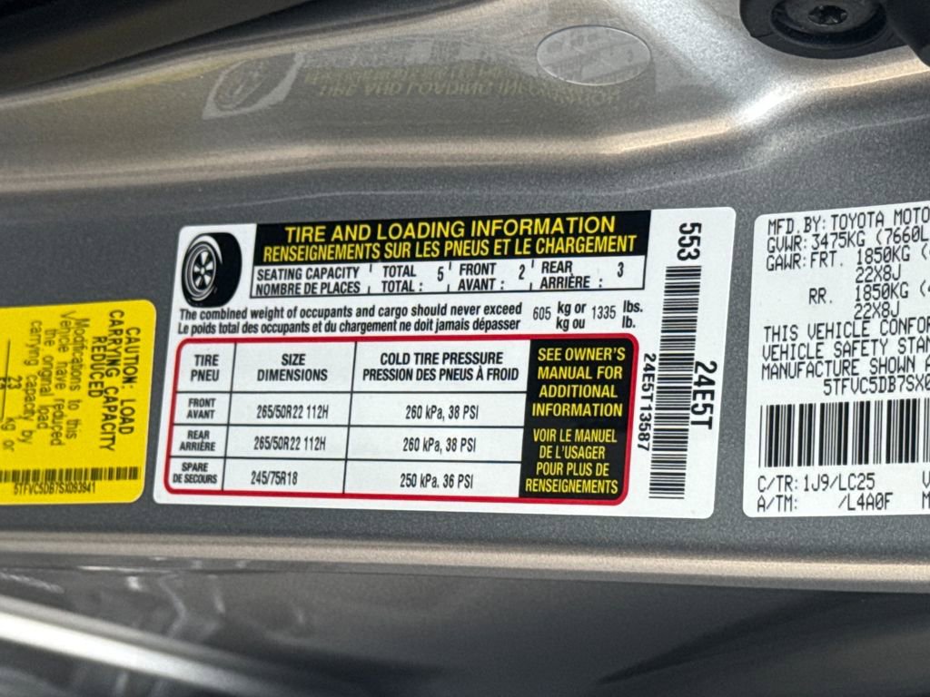 Used 2025 Toyota Tundra Capstone image 50