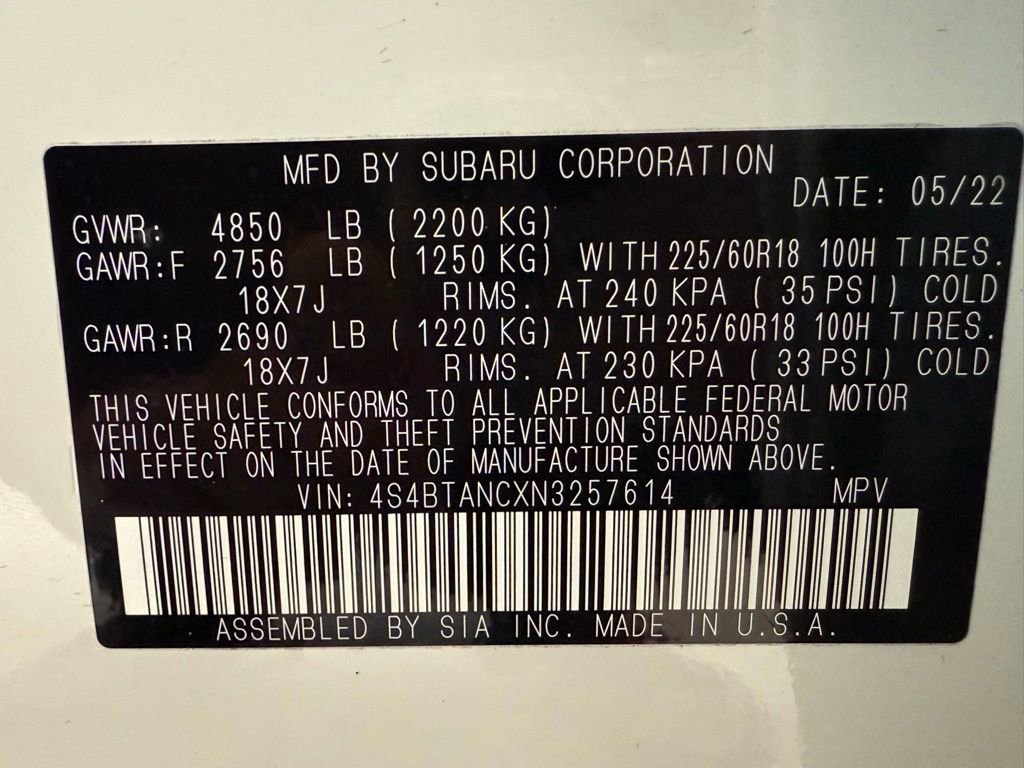 Used 2022 Subaru Outback Limited image 23