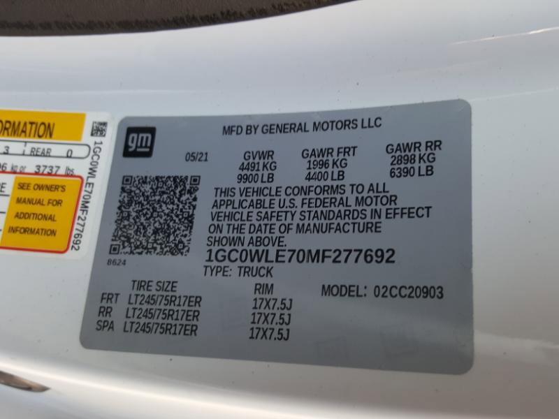 Used 2021 Chevrolet Silverado 2500 W/T image 21
