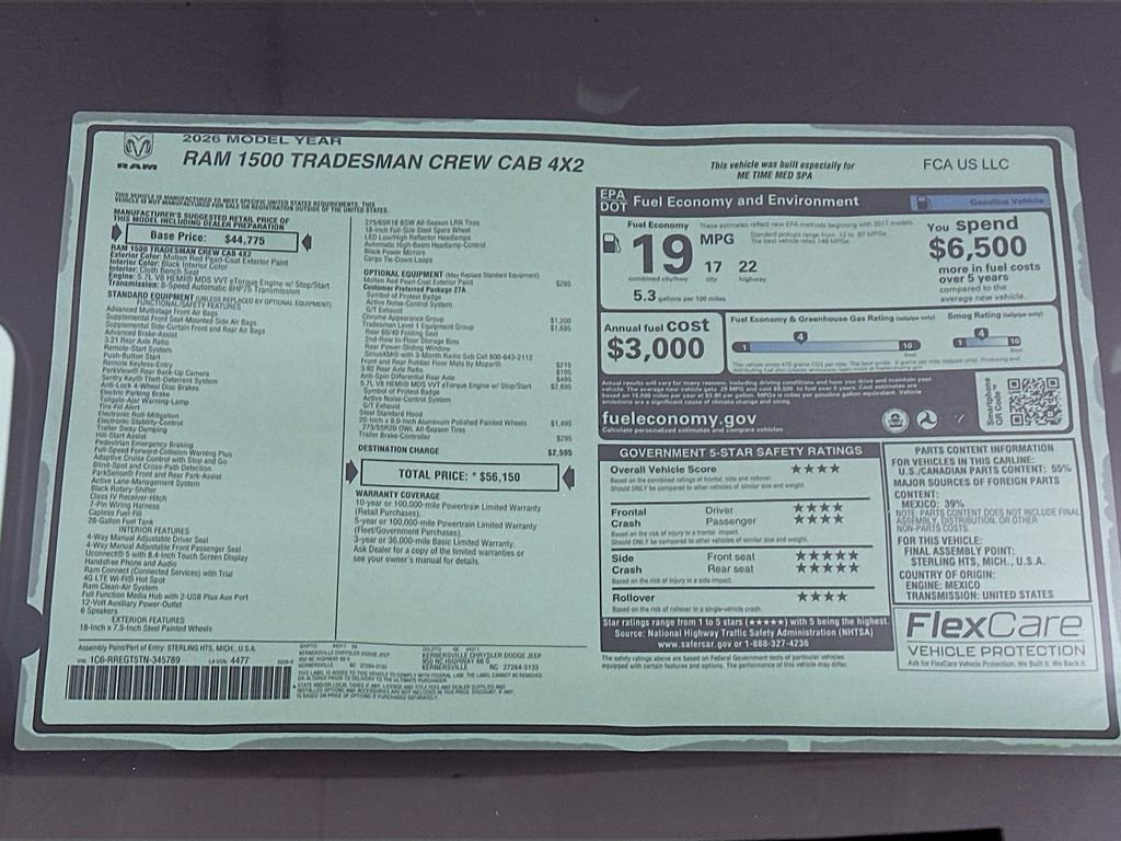 New 2026 RAM 1500 Tradesman image 21