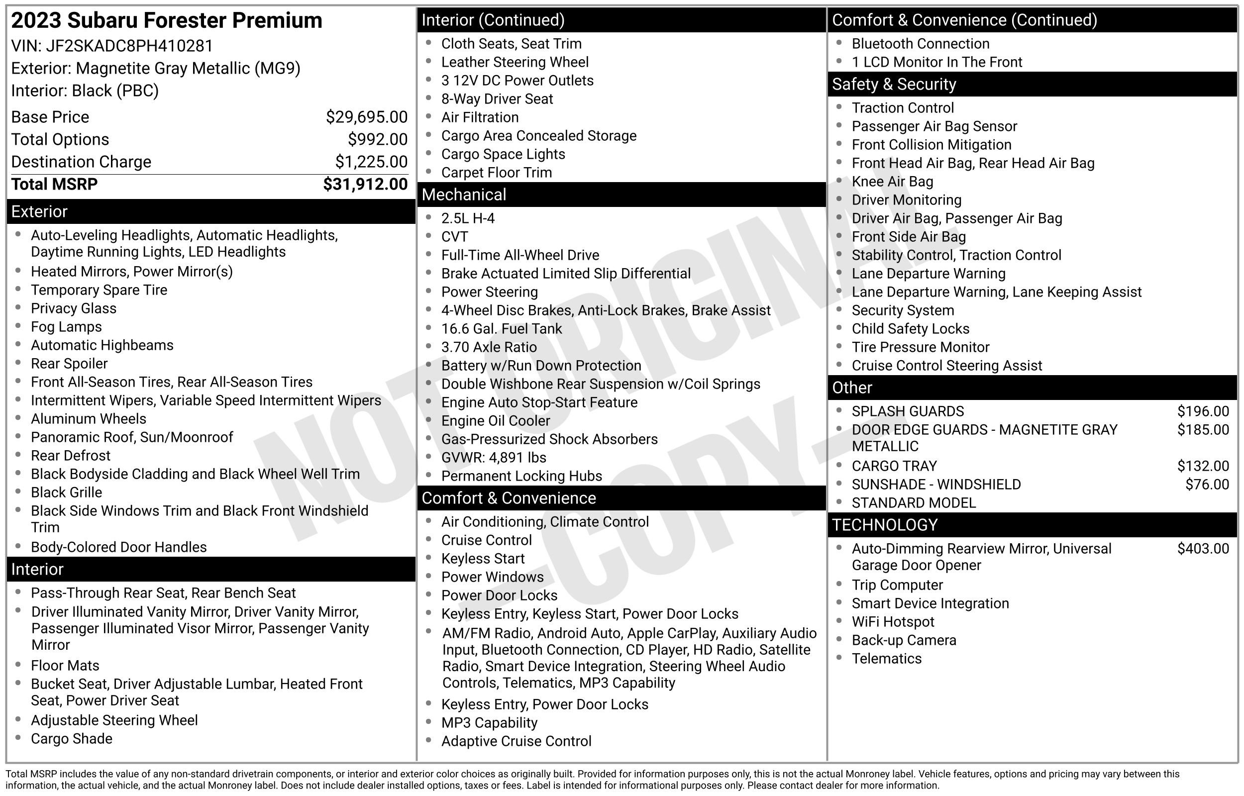 Certified 2023 Subaru Forester Premium image 46