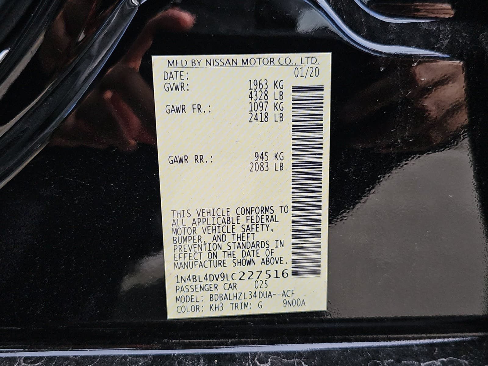 Used 2020 Nissan Altima 2.5 SV FWD image 32