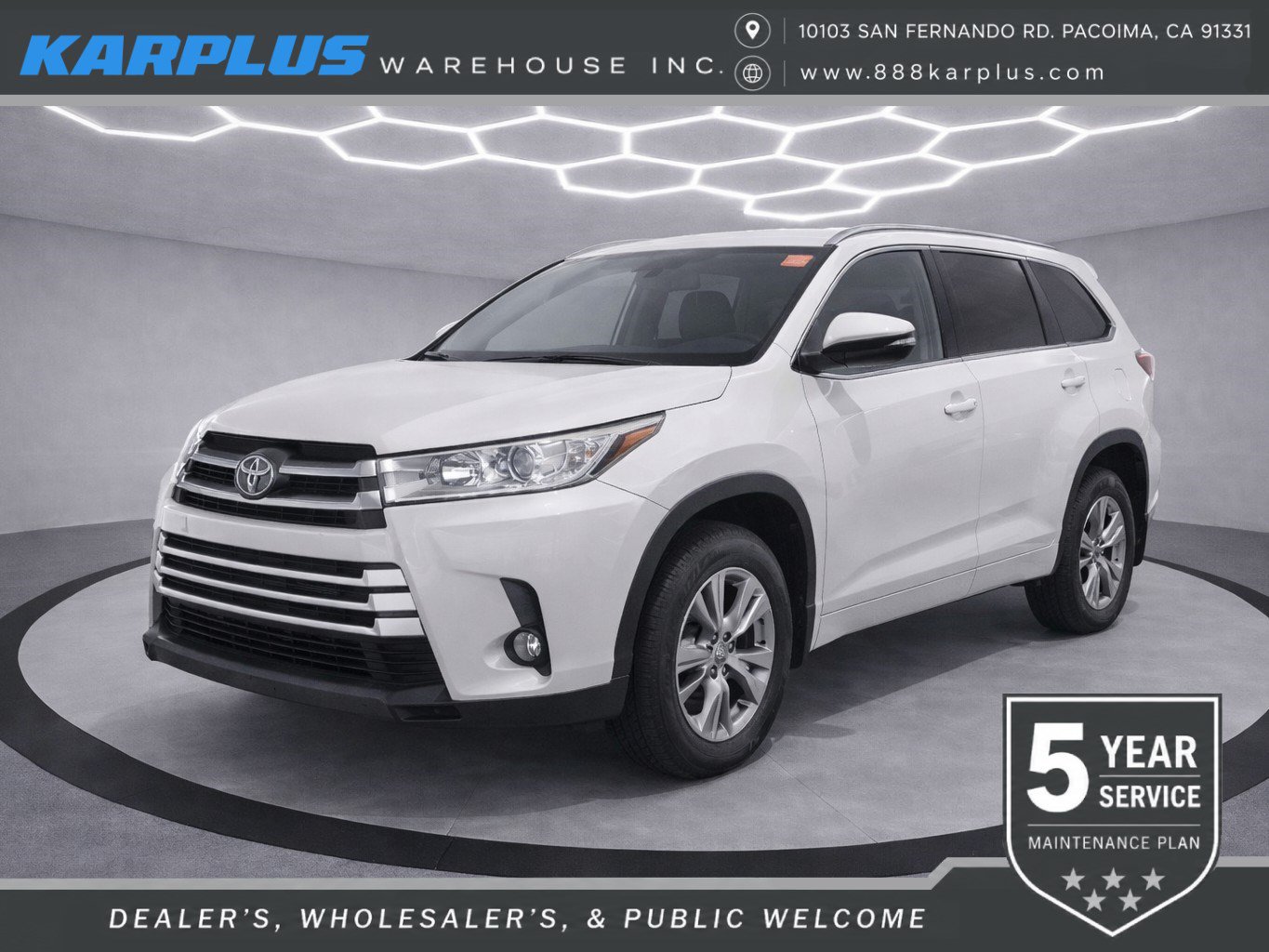 Used 2019 Toyota Highlander XLE FWD image 1