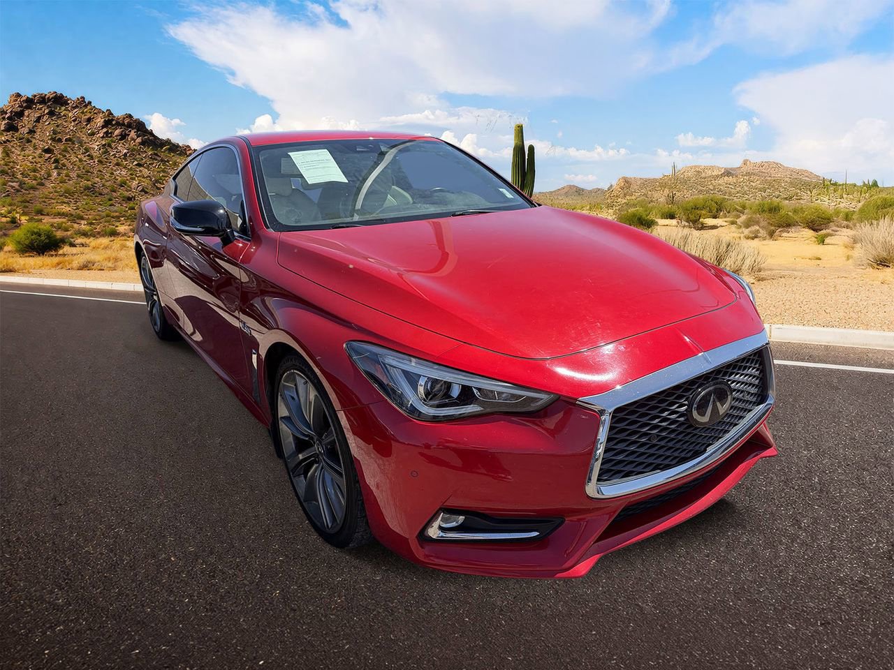 Used 2019 INFINITI Q60 Red Sport 400 w/ Proactive Package AWD/4WD image 1
