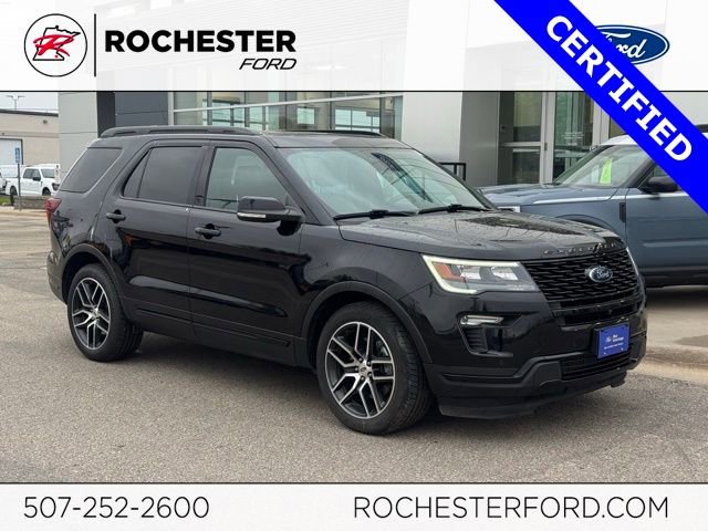 Certified 2019 Ford Explorer Sport w/ Equipment Group 401A AWD/4WD image 1