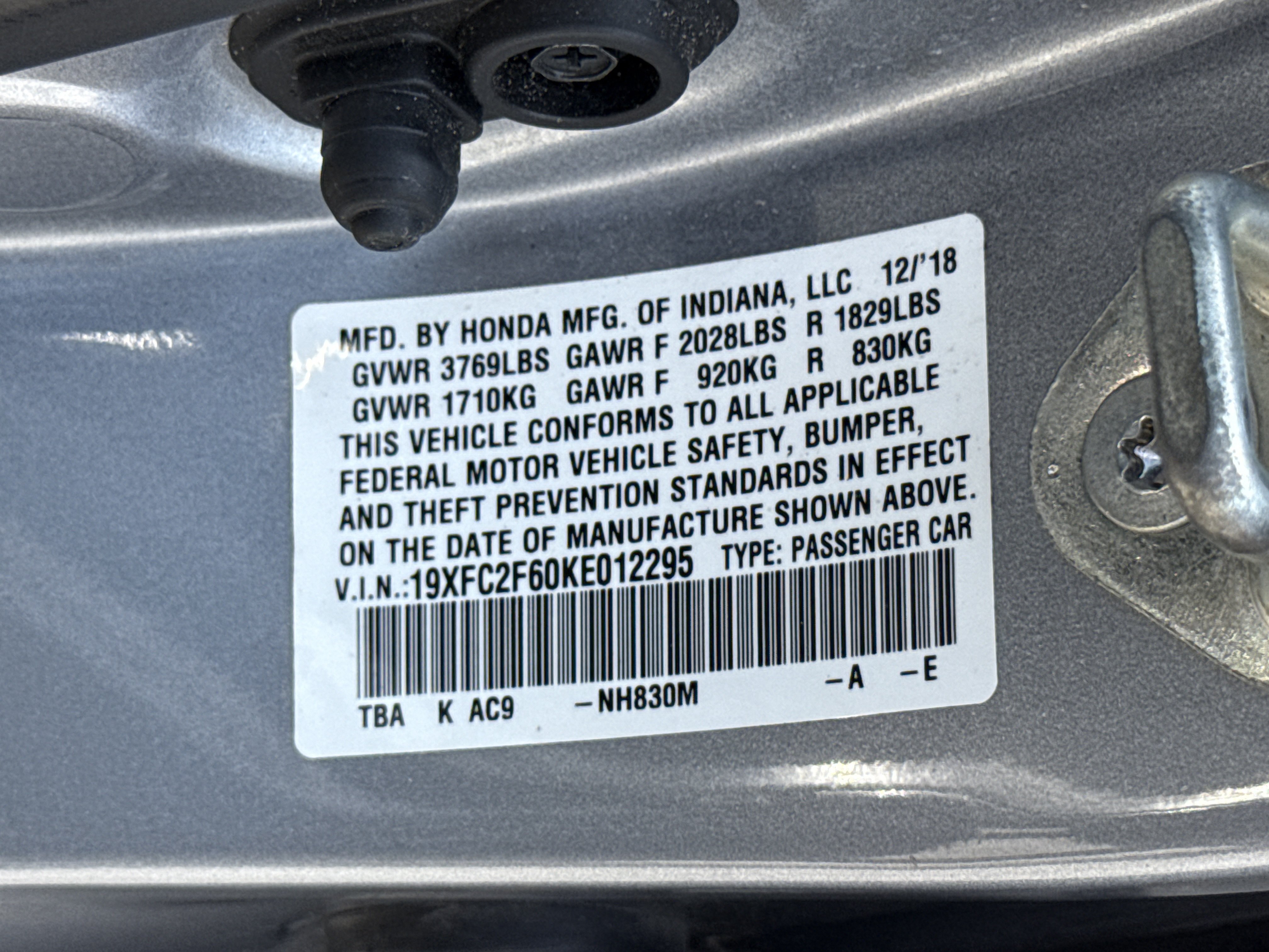 Certified 2019 Honda Civic LX image 39