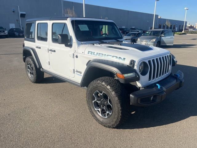 Used 2022 Jeep Wrangler Unlimited Rubicon 4xe w/ Cold Weather Group image 1