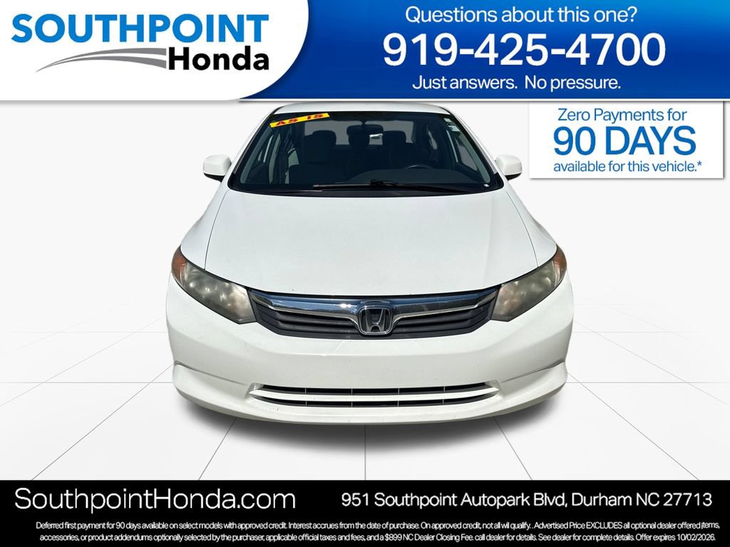 Used 2012 Honda Civic LX image 2