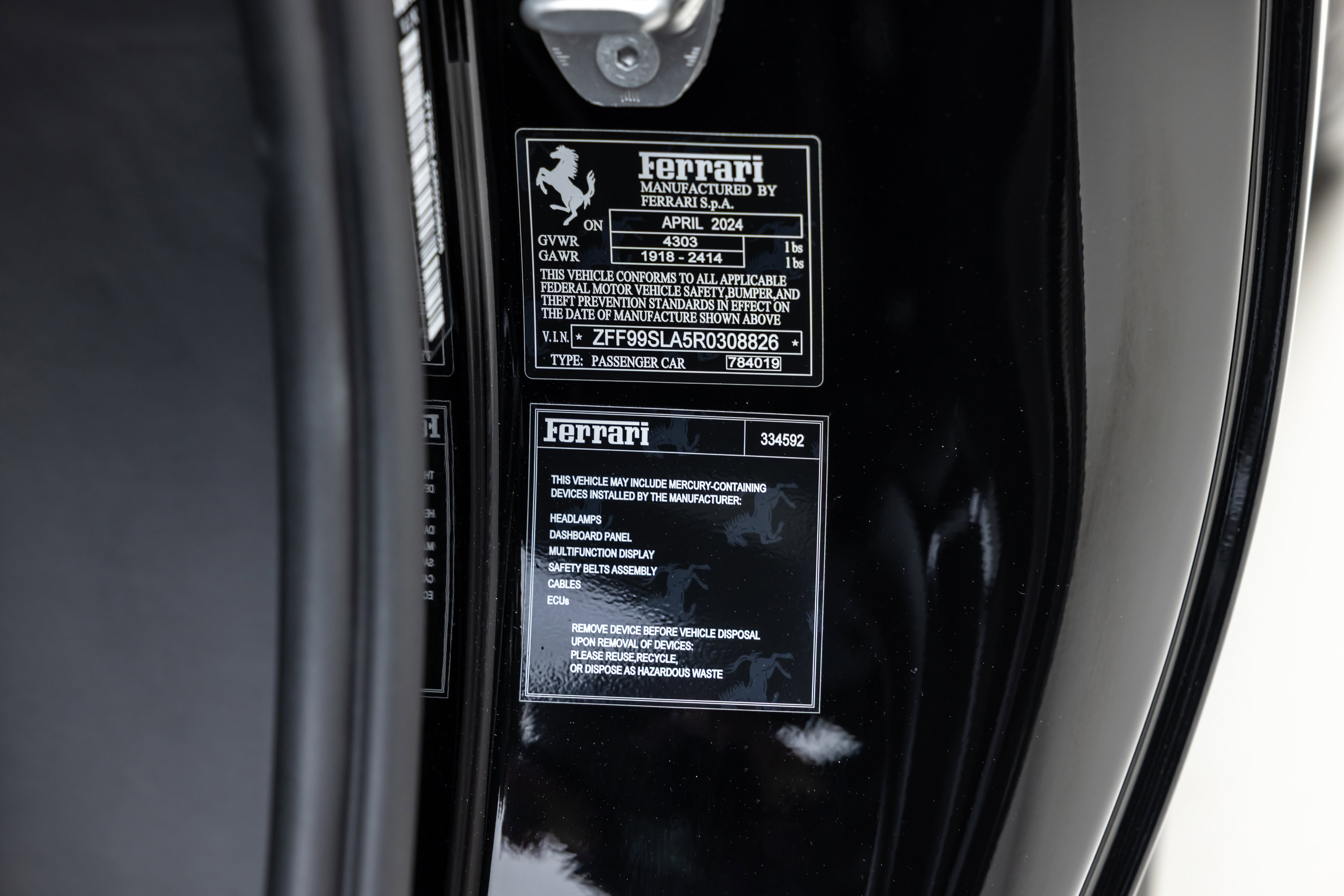 Certified 2024 Ferrari 296 GTB image 49