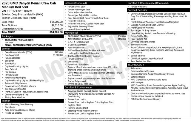 Used 2023 GMC Canyon Denali image 20