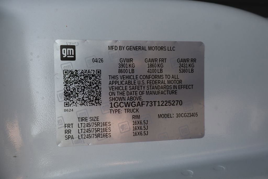 New 2026 Chevrolet Express 2500 w/ Driver Convenience Package RWD image 38