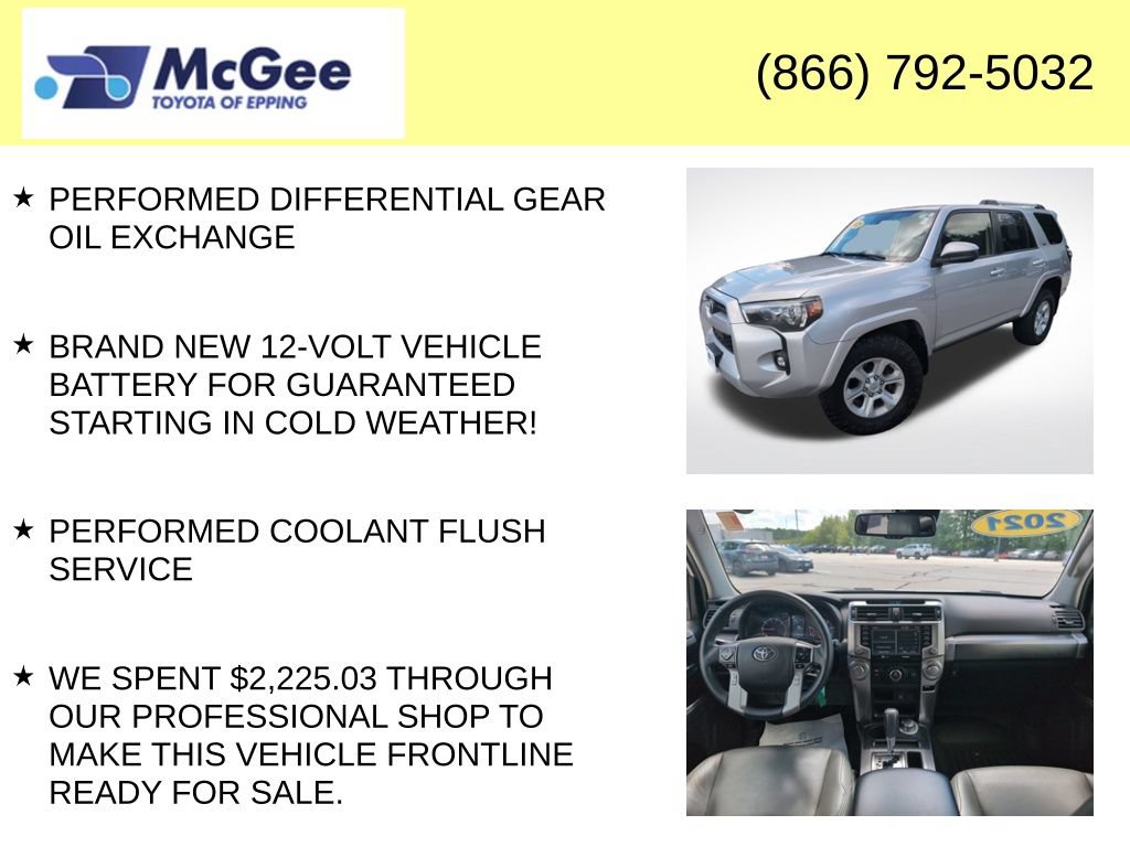 Certified 2021 Toyota 4Runner SR5 AWD/4WD image 8
