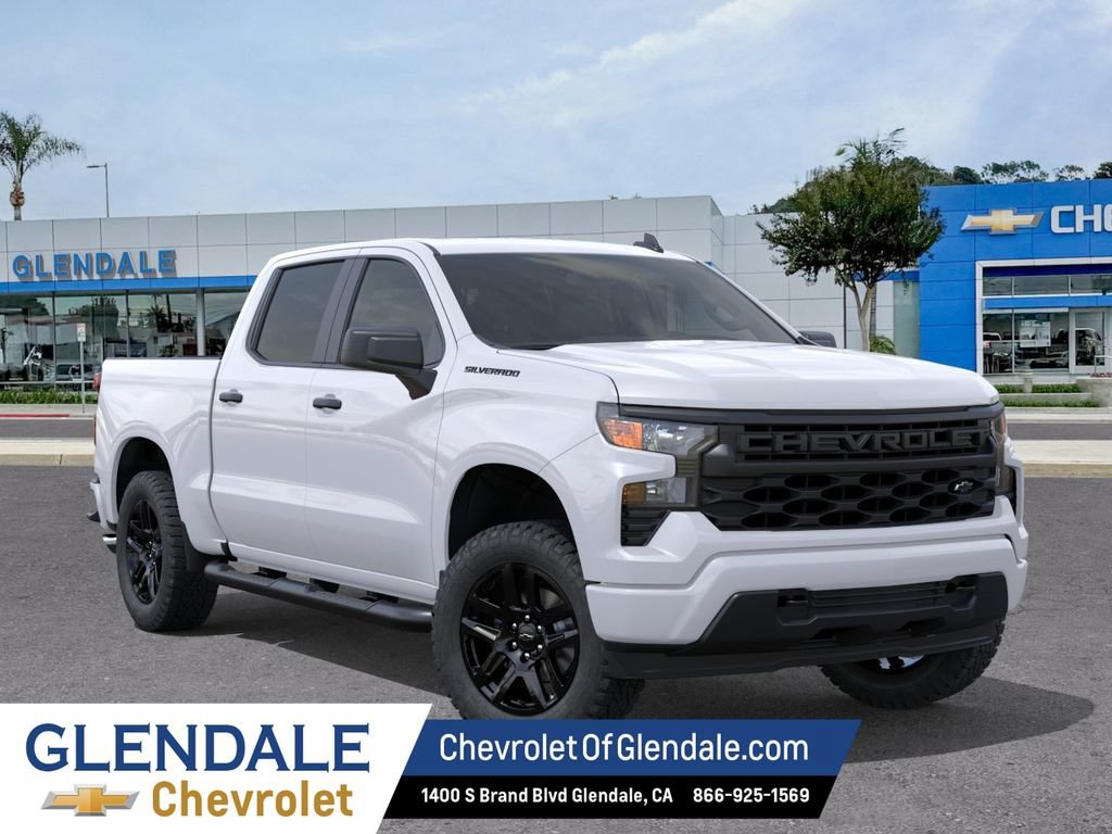 New 2026 Chevrolet Silverado 1500 Custom w/ Turbomax Blackout Package RWD image 7