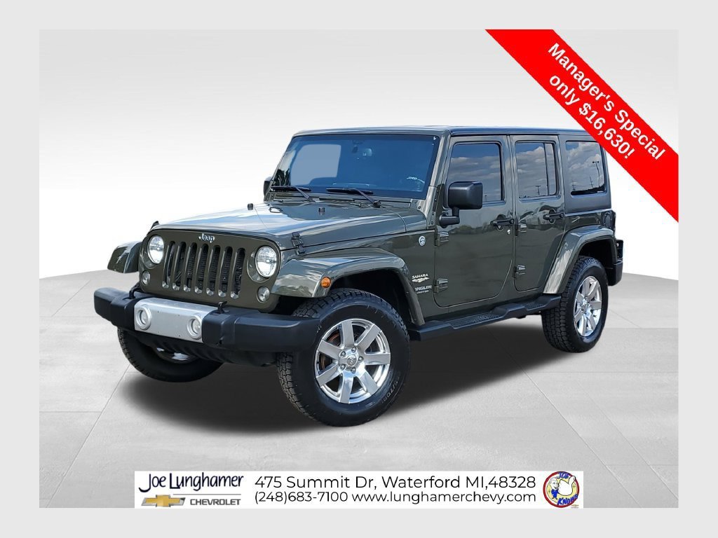 Used 2015 Jeep Wrangler Unlimited Sahara w/ Dual Top Group
