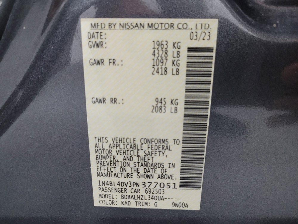 Used 2023 Nissan Altima 2.5 SV image 33