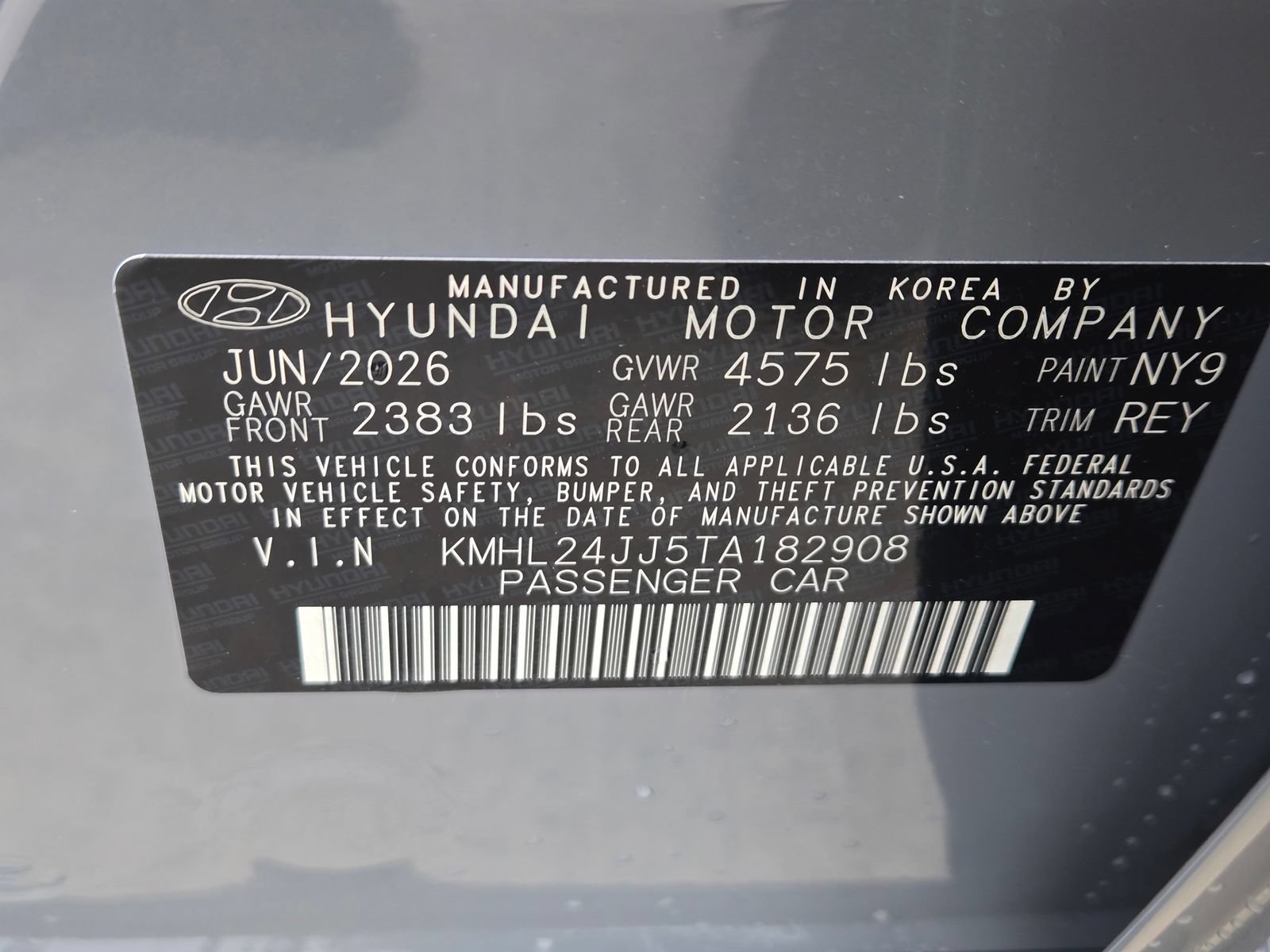 New 2026 Hyundai Sonata Blue FWD image 21