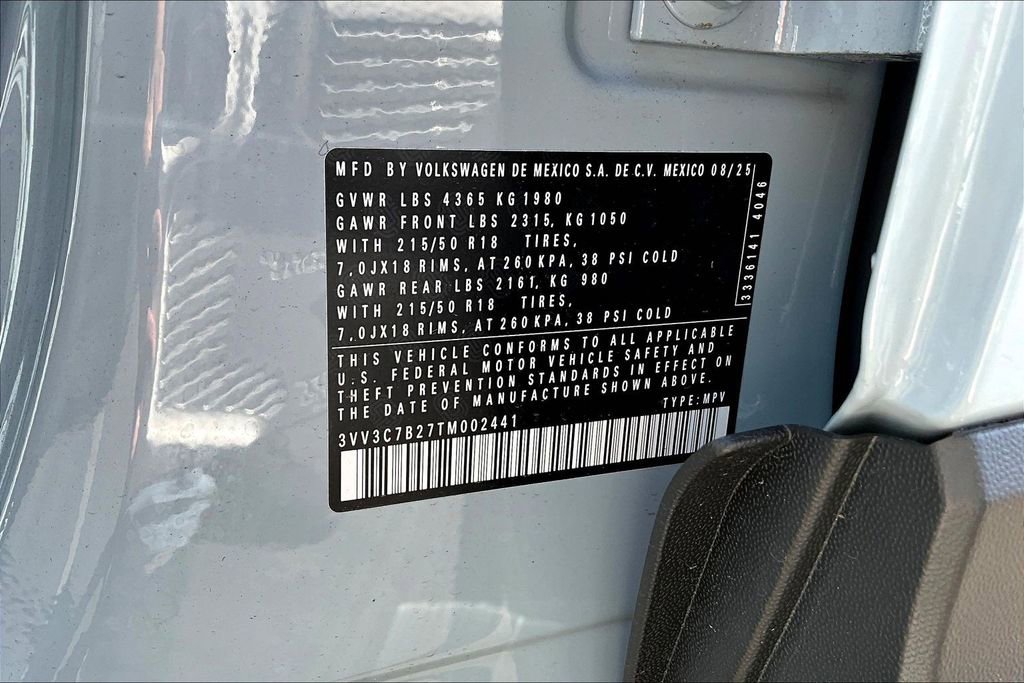 New 2026 Volkswagen Taos SE FWD image 20