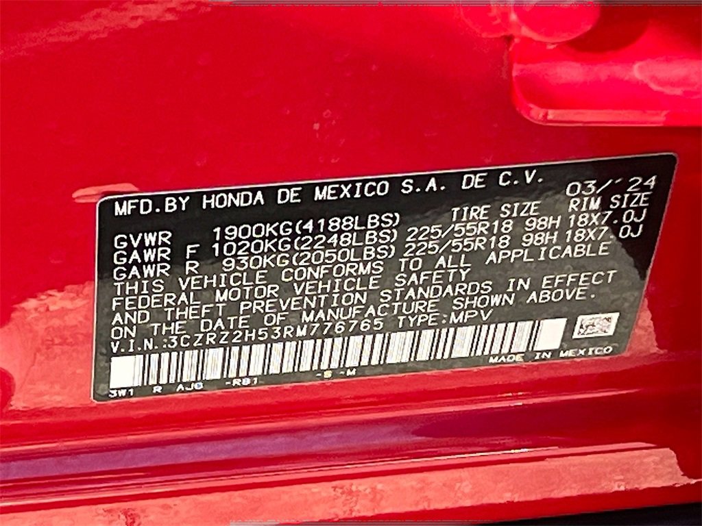 Used 2024 Honda HR-V Sport image 31