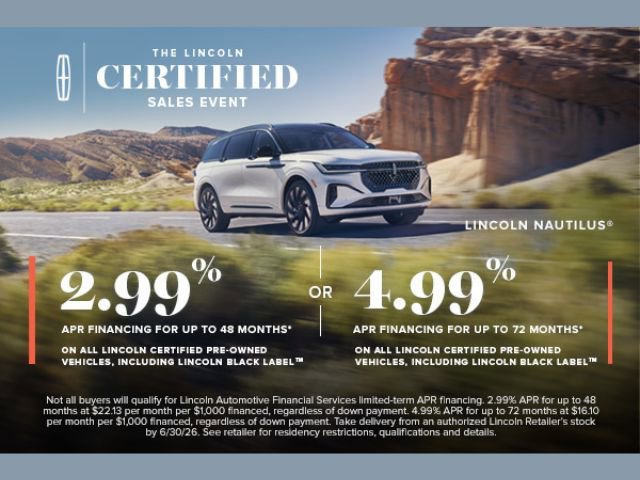 Certified 2024 Lincoln Nautilus Black Label w/ Jet Appearance Package (87T) AWD/4WD image 2