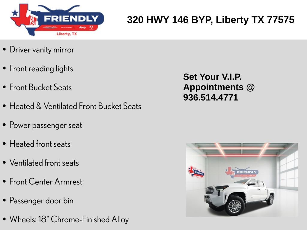 Used 2024 Toyota Tacoma Limited w/ Limited Package (LT) image 20