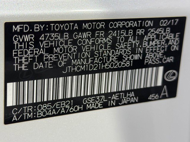 Used 2017 Lexus IS 300 300 AWD Sedan w/ Navigation System Package image 45