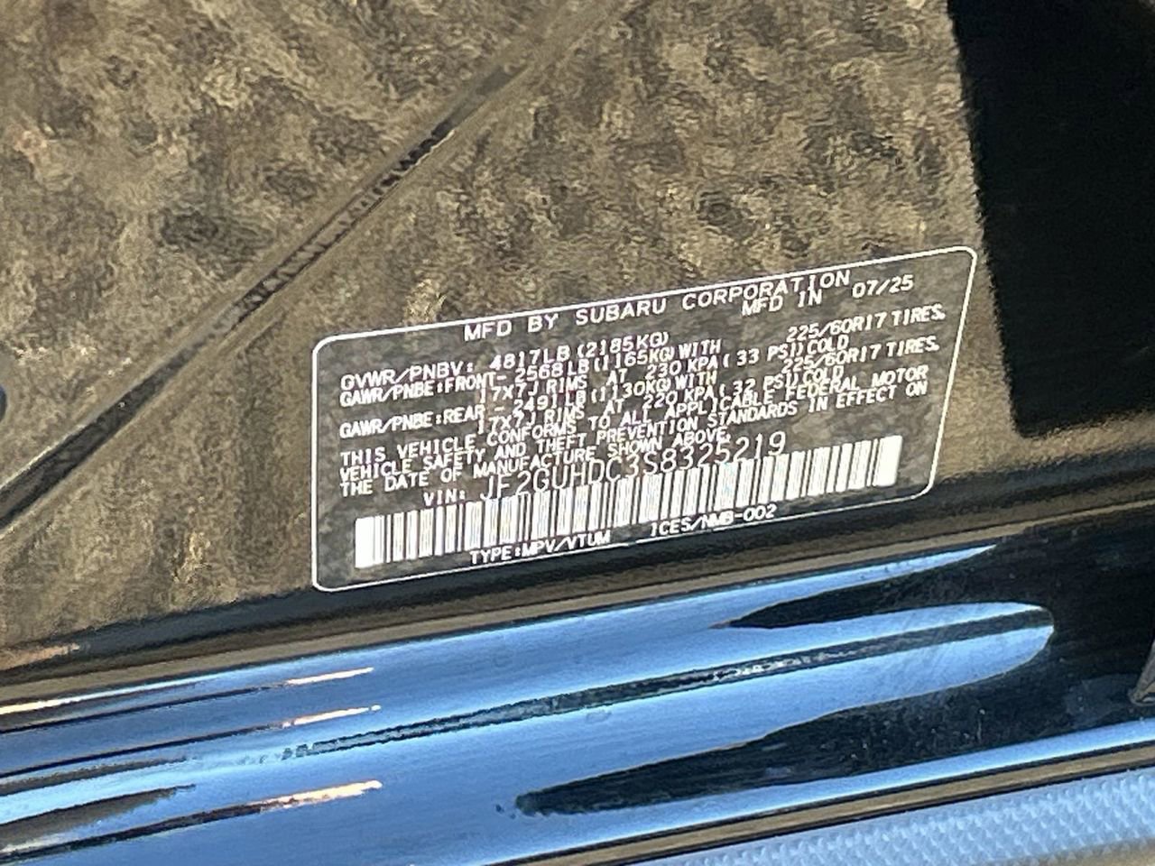 Certified 2025 Subaru Crosstrek 2.0i Premium AWD/4WD image 30