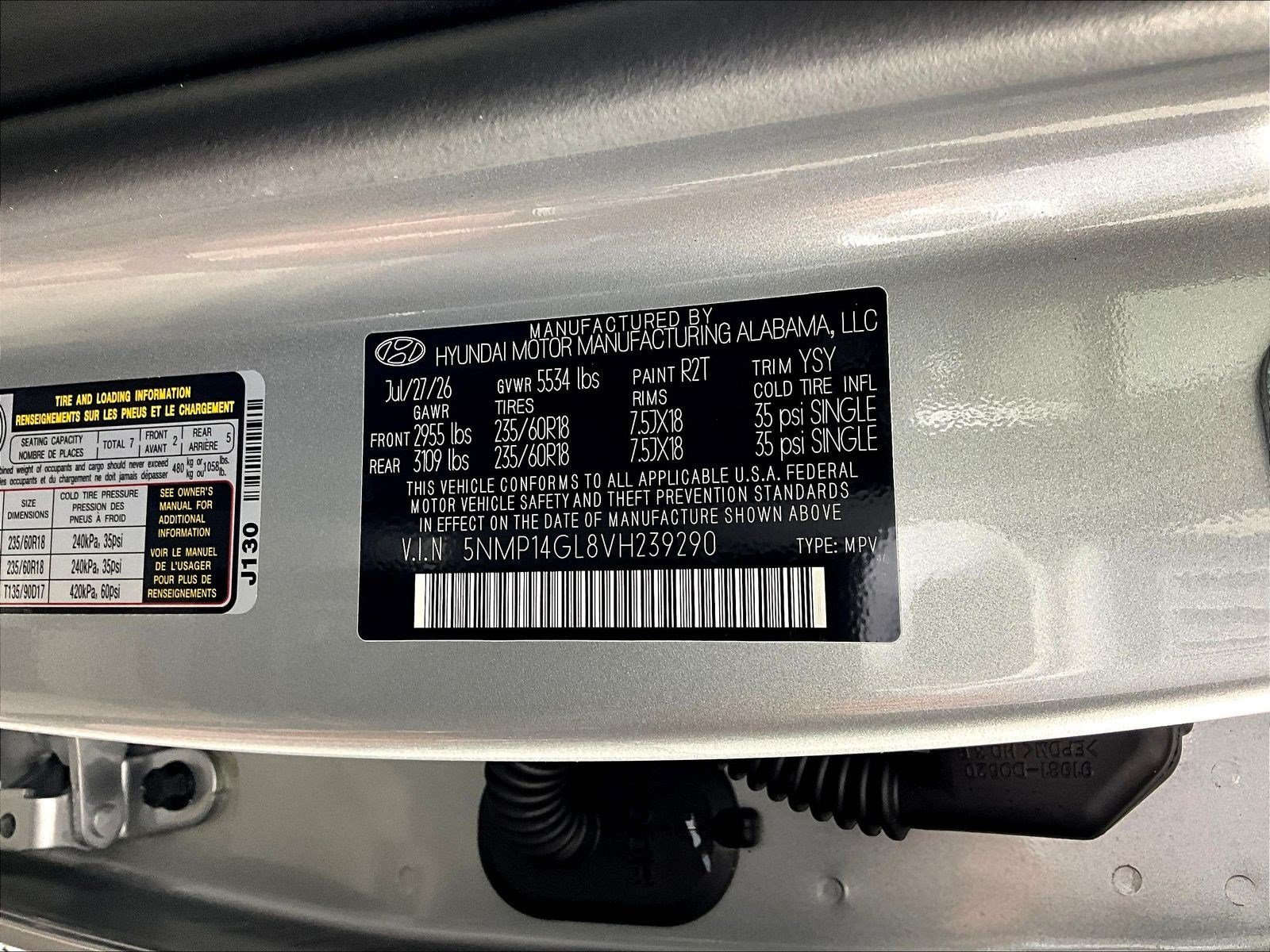 New 2027 Hyundai Santa Fe SE FWD image 21