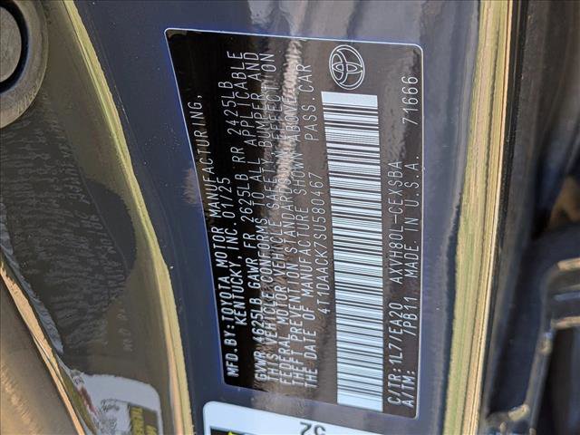 Used 2025 Toyota Camry SE w/ Multimedia Upgrade Package FWD image 17