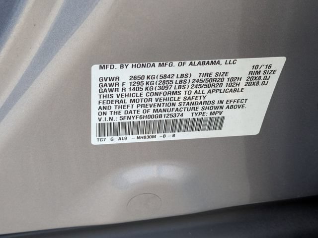 Used 2016 Honda Pilot Elite image 36