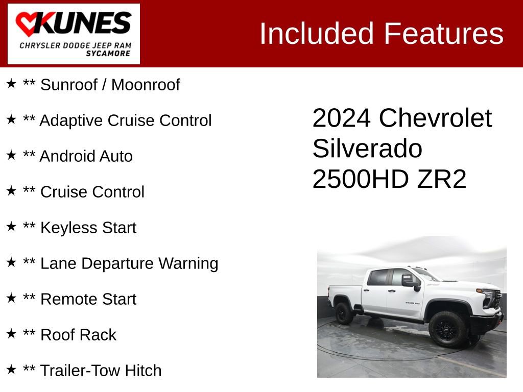 Used 2024 Chevrolet Silverado 2500 ZR2 w/ Technology Package image 4