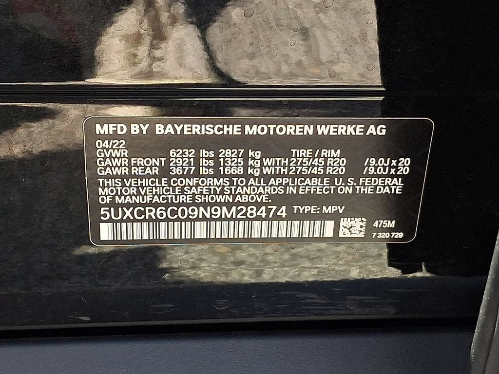 Used 2022 BMW X5 xDrive40i w/ Climate Comfort Package AWD/4WD image 28