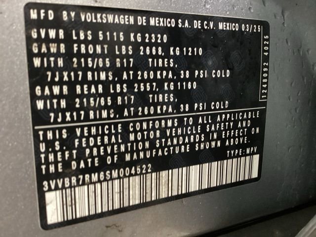 Used 2025 Volkswagen Tiguan S image 24