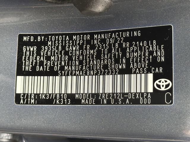 Used 2022 Toyota Corolla LE FWD image 32