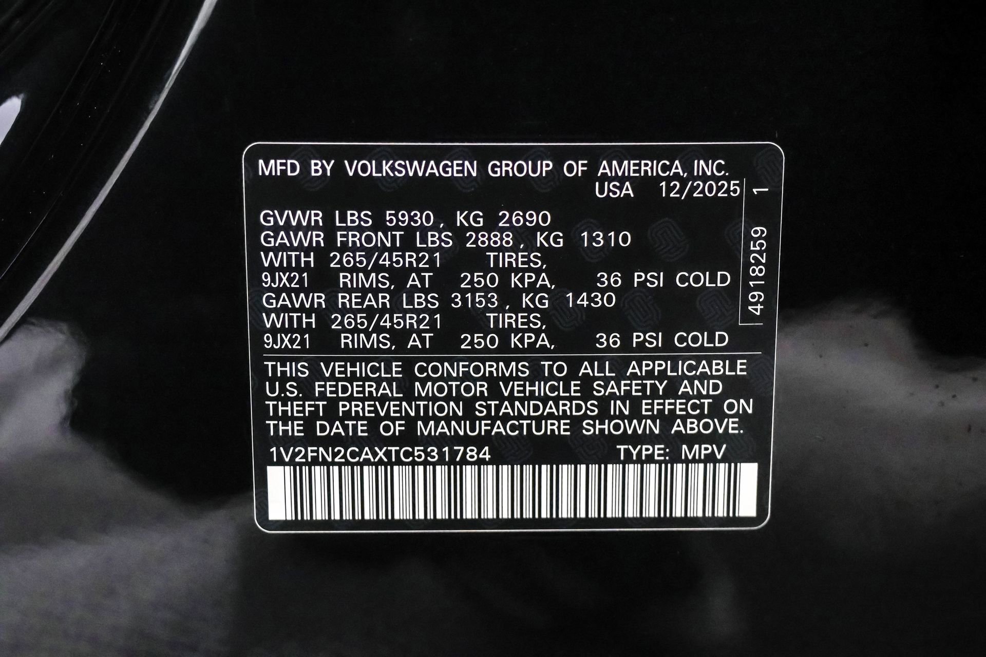 New 2026 Volkswagen Atlas SEL Premium R-Line image 50