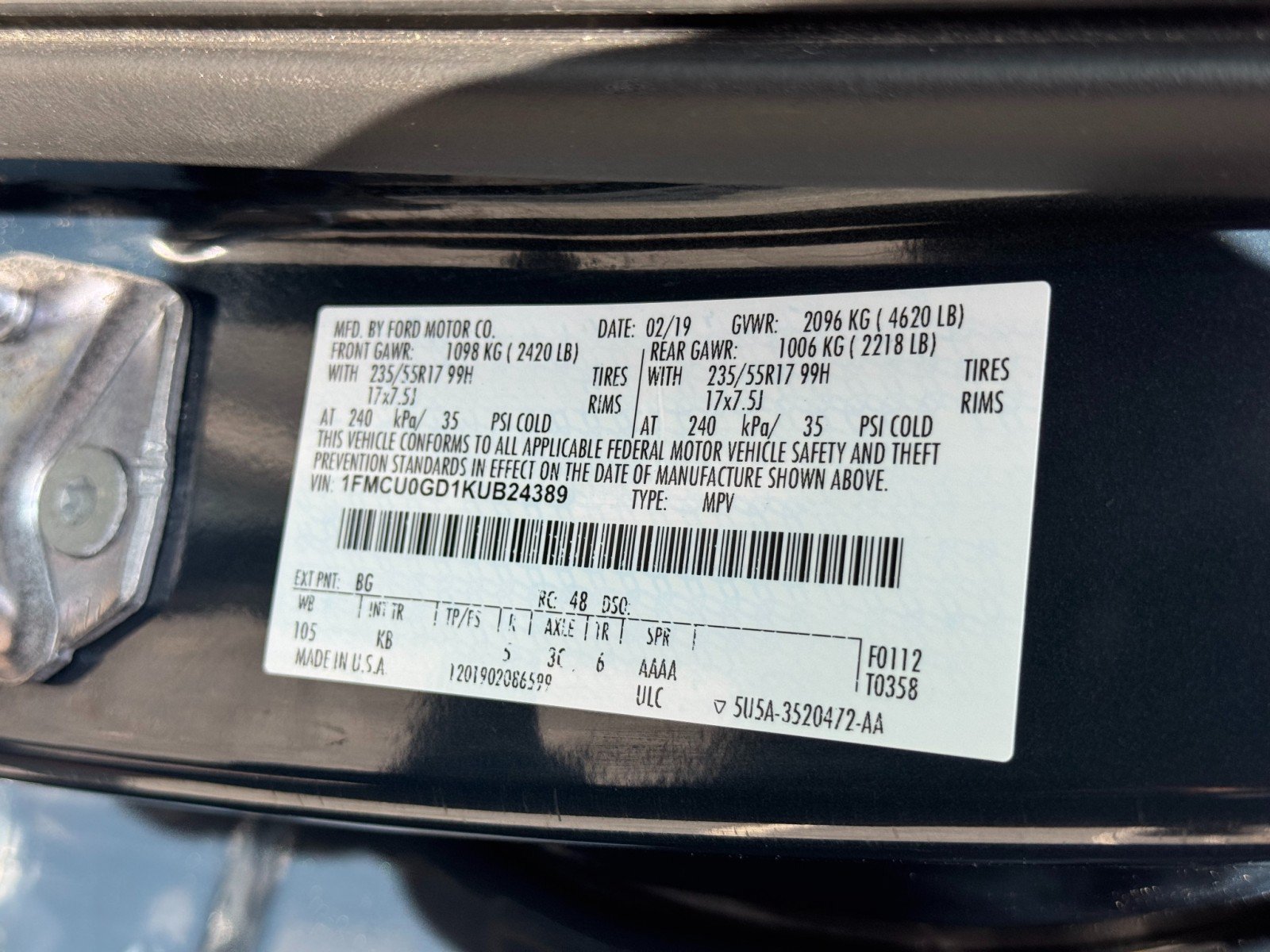 Used 2019 Ford Escape SE FWD image 39
