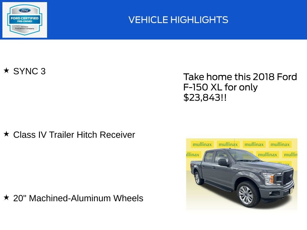 Used 2018 Ford F150 XL w/ Equipment Group 101A Mid image 19