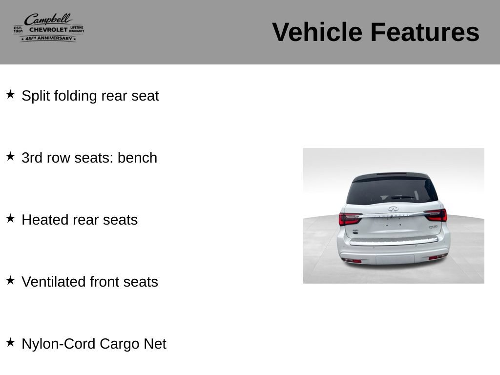 Used 2024 INFINITI QX80 Sensory w/ Cargo Package AWD/4WD image 16