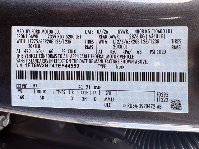 New 2026 Ford F250 Lariat w/ Black Appearance Package AWD/4WD image 30