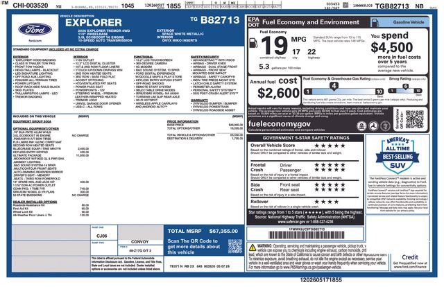 New 2026 Ford Explorer Tremor w/ Tremor Ultimate Package AWD/4WD image 4